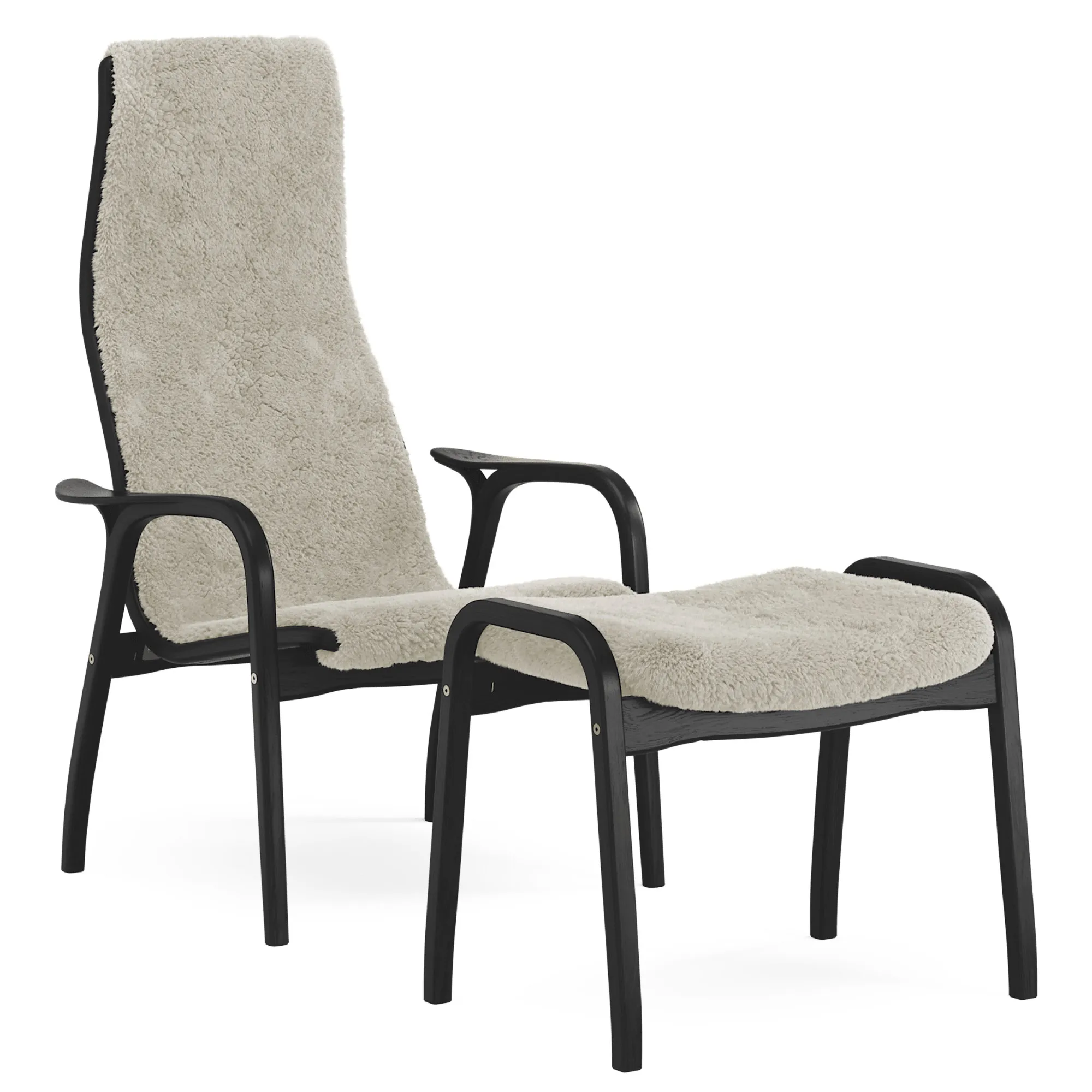 Lamino armchair and footstool - 1