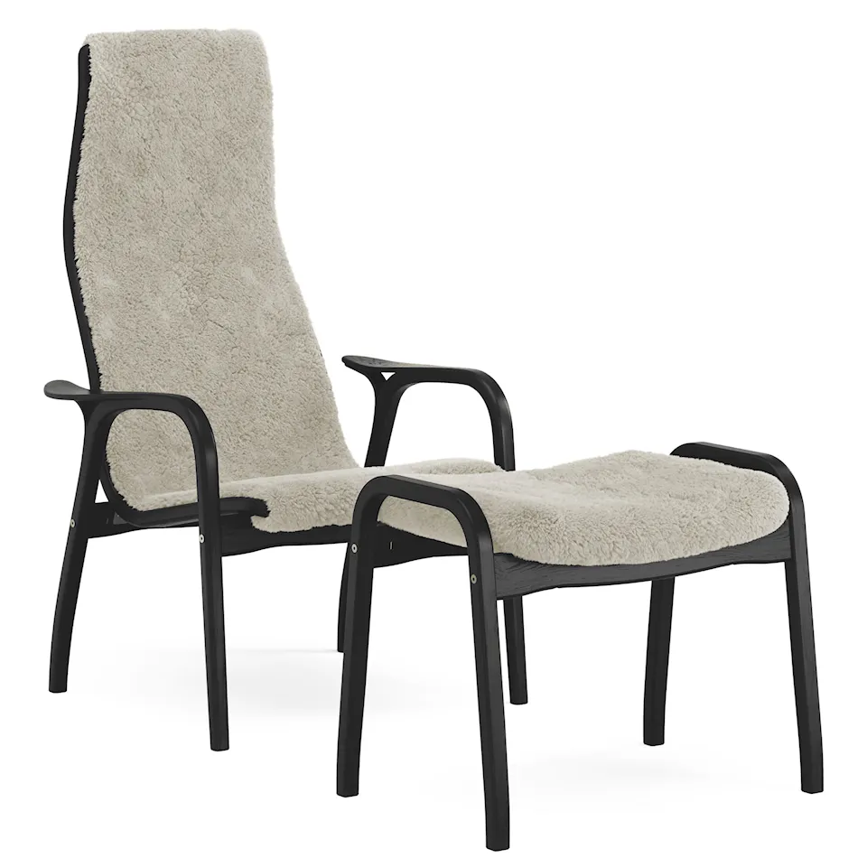 Lamino armchair and footstool