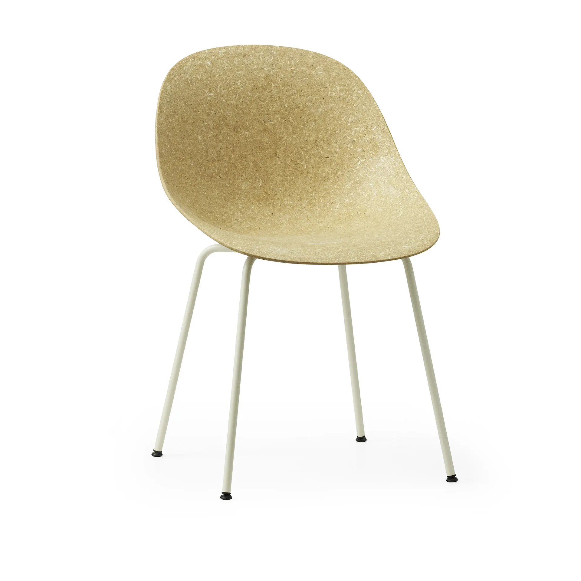 Mat Chair Cream Steel - Normann Copenhagen - NO GA