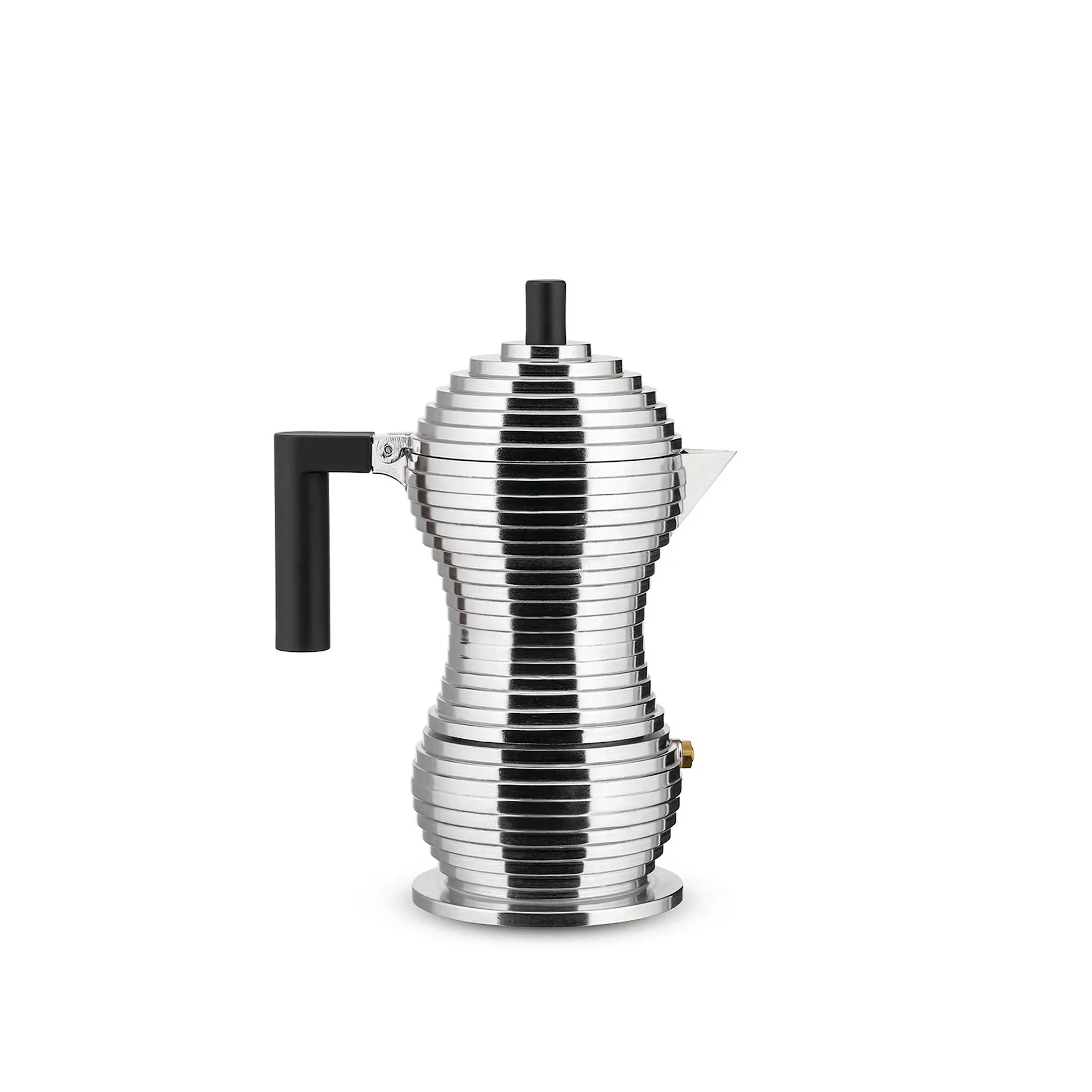 Pulcina Espresso coffee maker Black - Alessi - NO GA