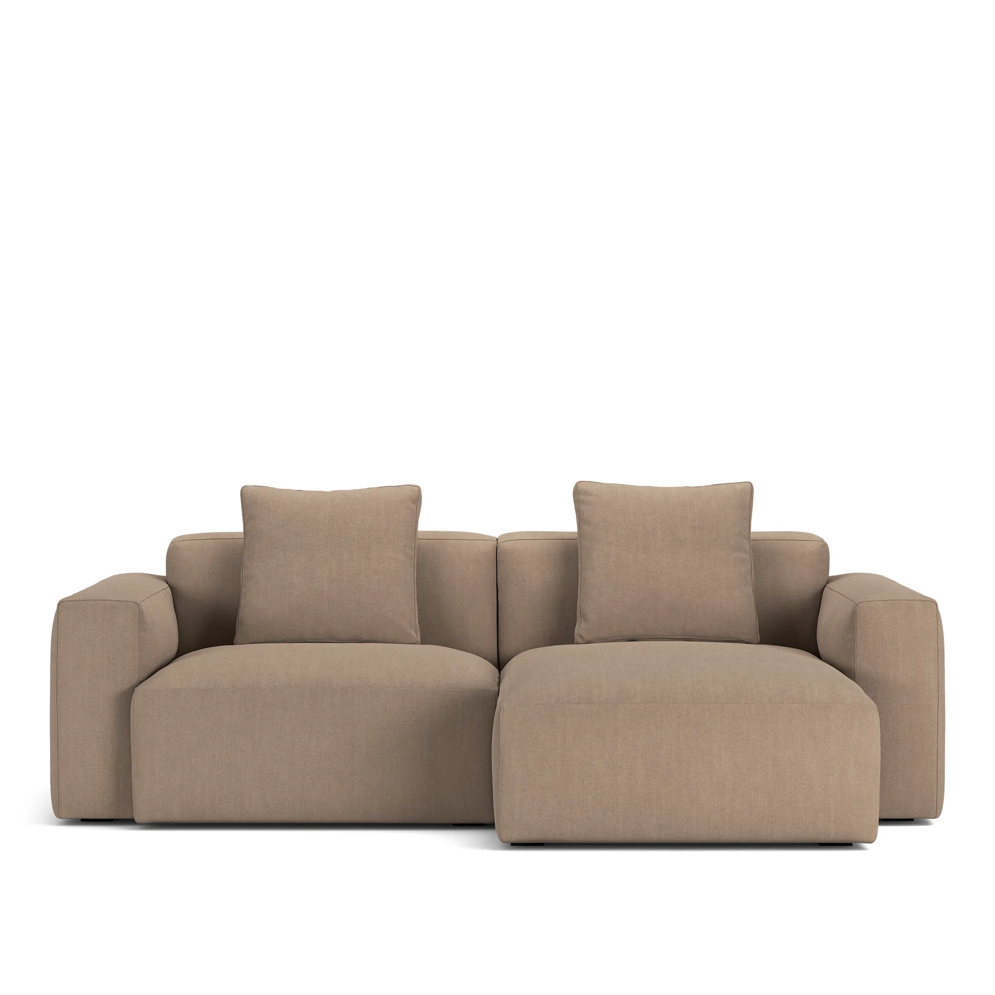 Brick 2-Seater Chaise Lounge Right - 10