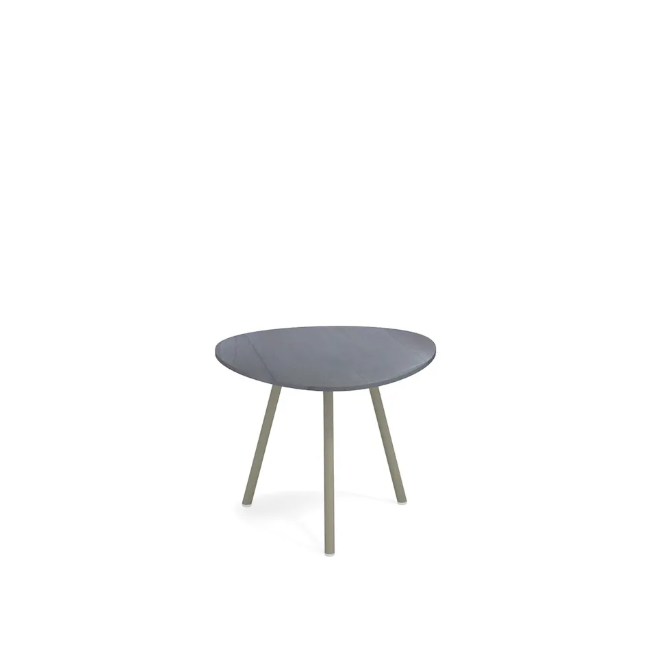 Terramare Small Coffee Table, Frame: Green/Grey, Top: Porcelain Stoneware, Basaltina