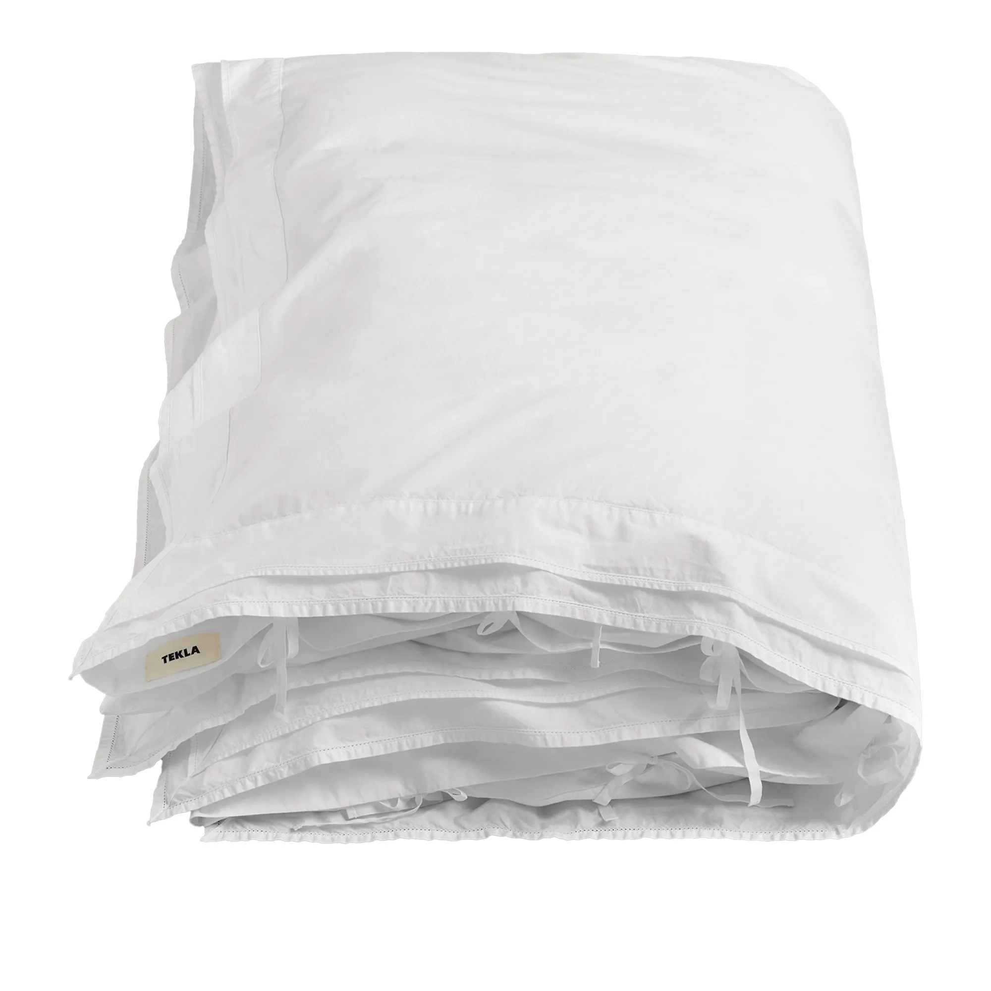 Broderie Anglaise Perle Broken White Duvet Cover - 1