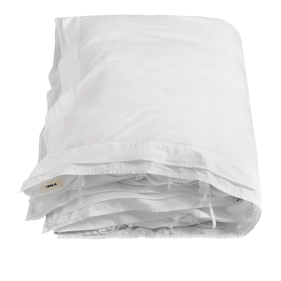 Broderie Anglaise Perle Broken White Duvet Cover