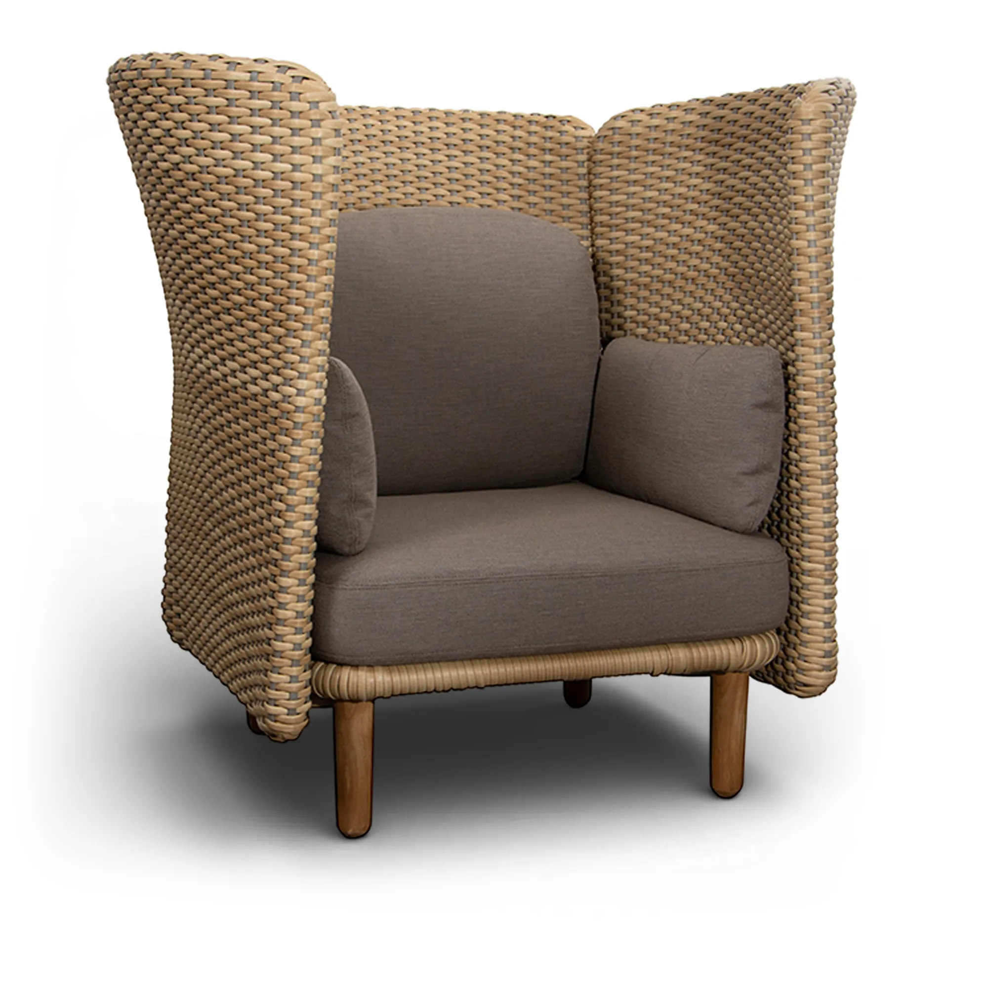 Arch buitenfauteuil – hoge armleuningen - 1