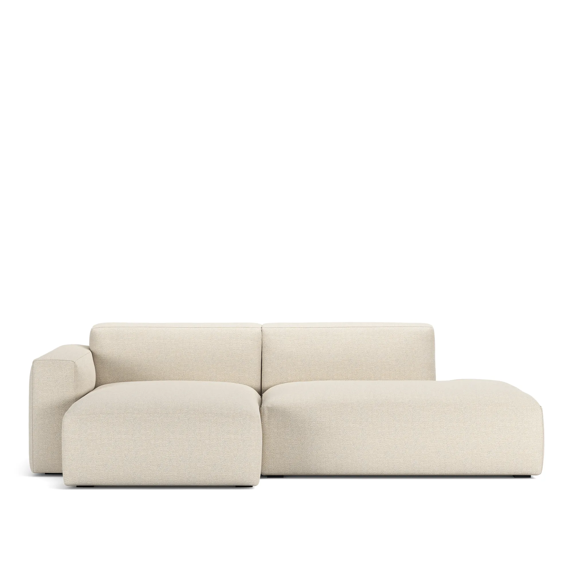 Brick 2-Seater Chaise Lounge Open End Right - 1