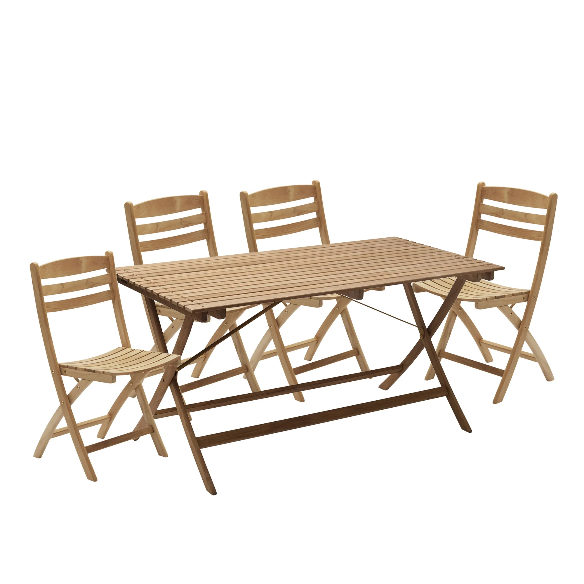 Selandia dining set rectangular dining table & 4 chairs - 1