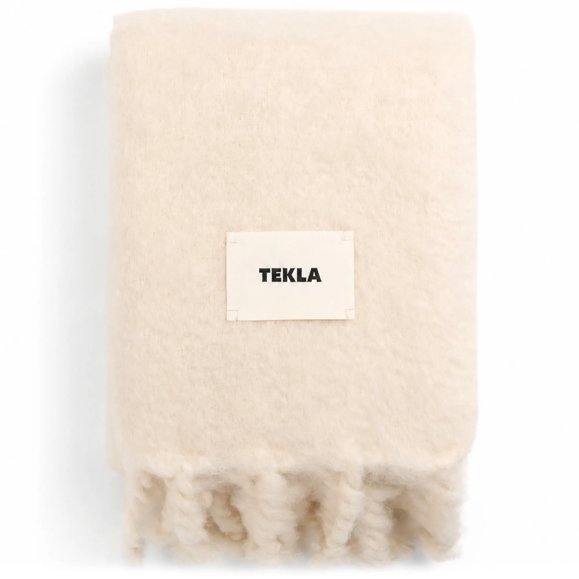Mohair Ivory wollen deken - 1