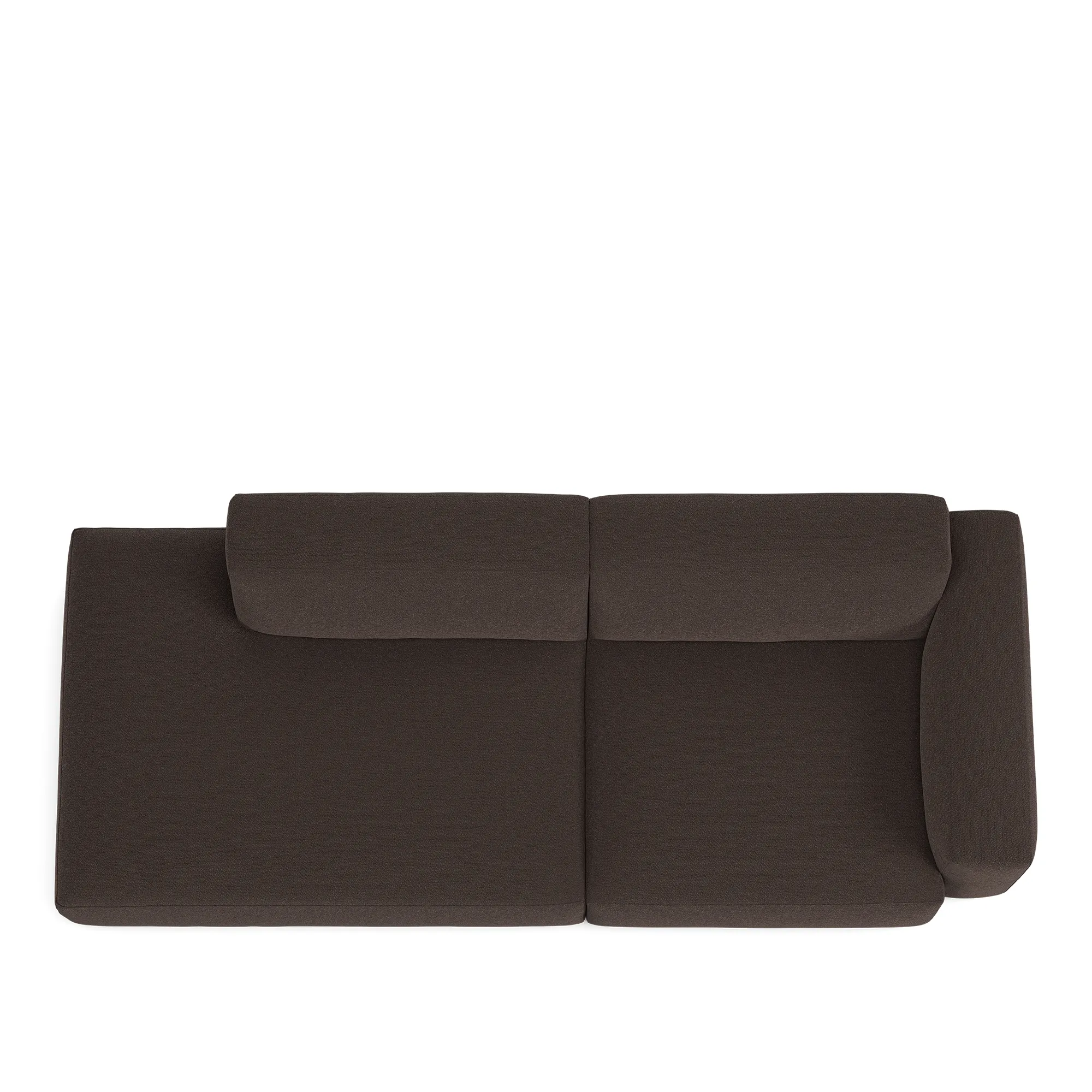 Brick 2-Seater Open End Left - 8