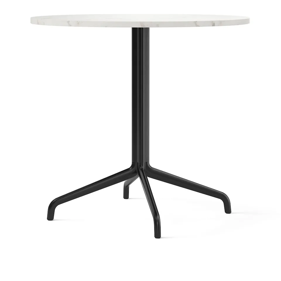 Harbour Column Dining Table 4-star - Black/Off White - Ø80 cm