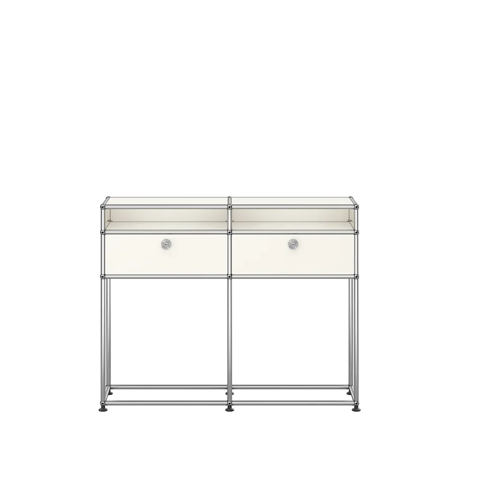 USM Haller 94 Shelving, Pure White