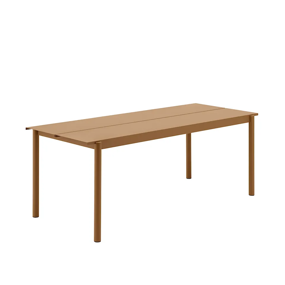 Linear Steel Outdoor Dining Table 200 cm