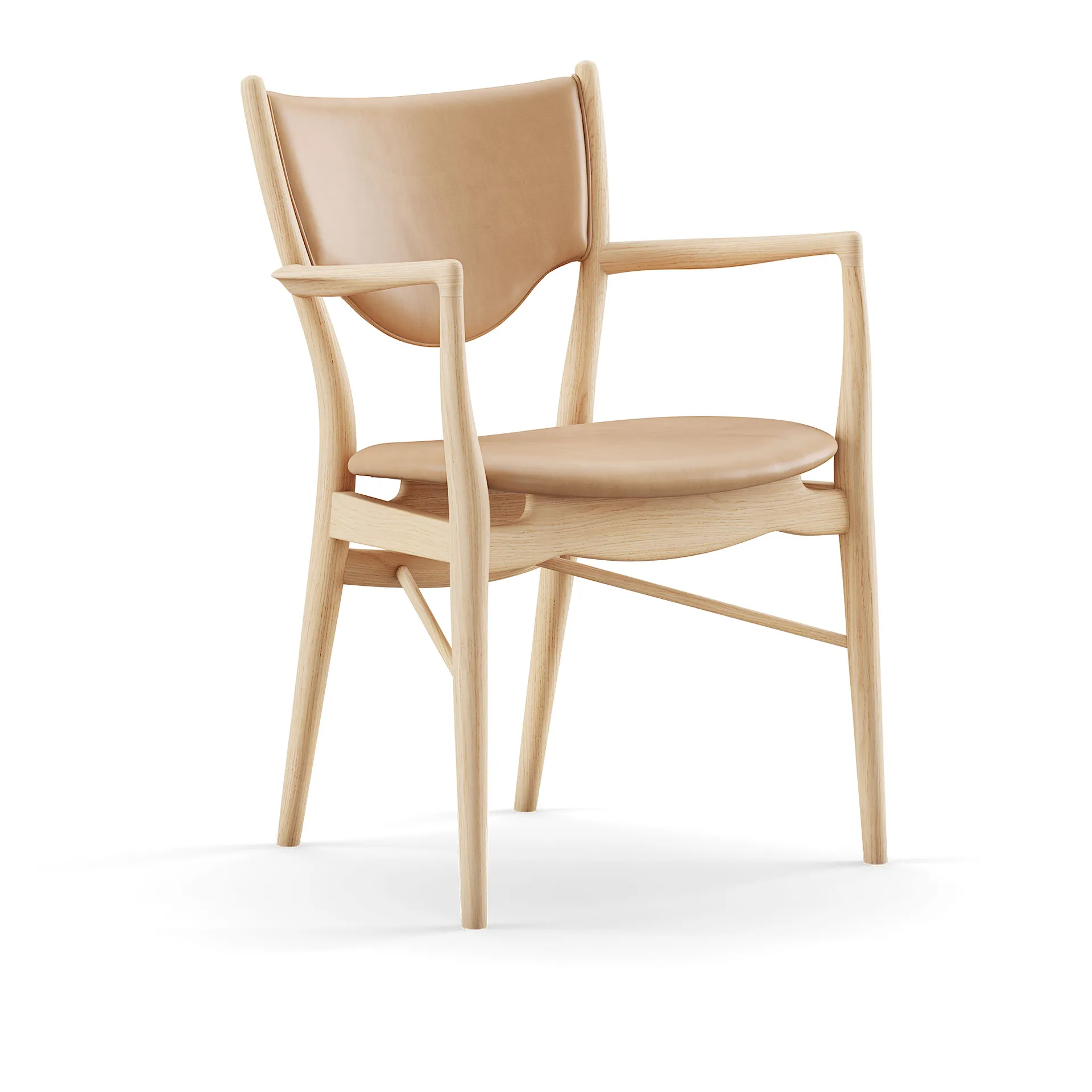 46 Armchair, Oak, Hallingdal 65 0100 - House of Finn Juhl - Finn Juhl - NO GA