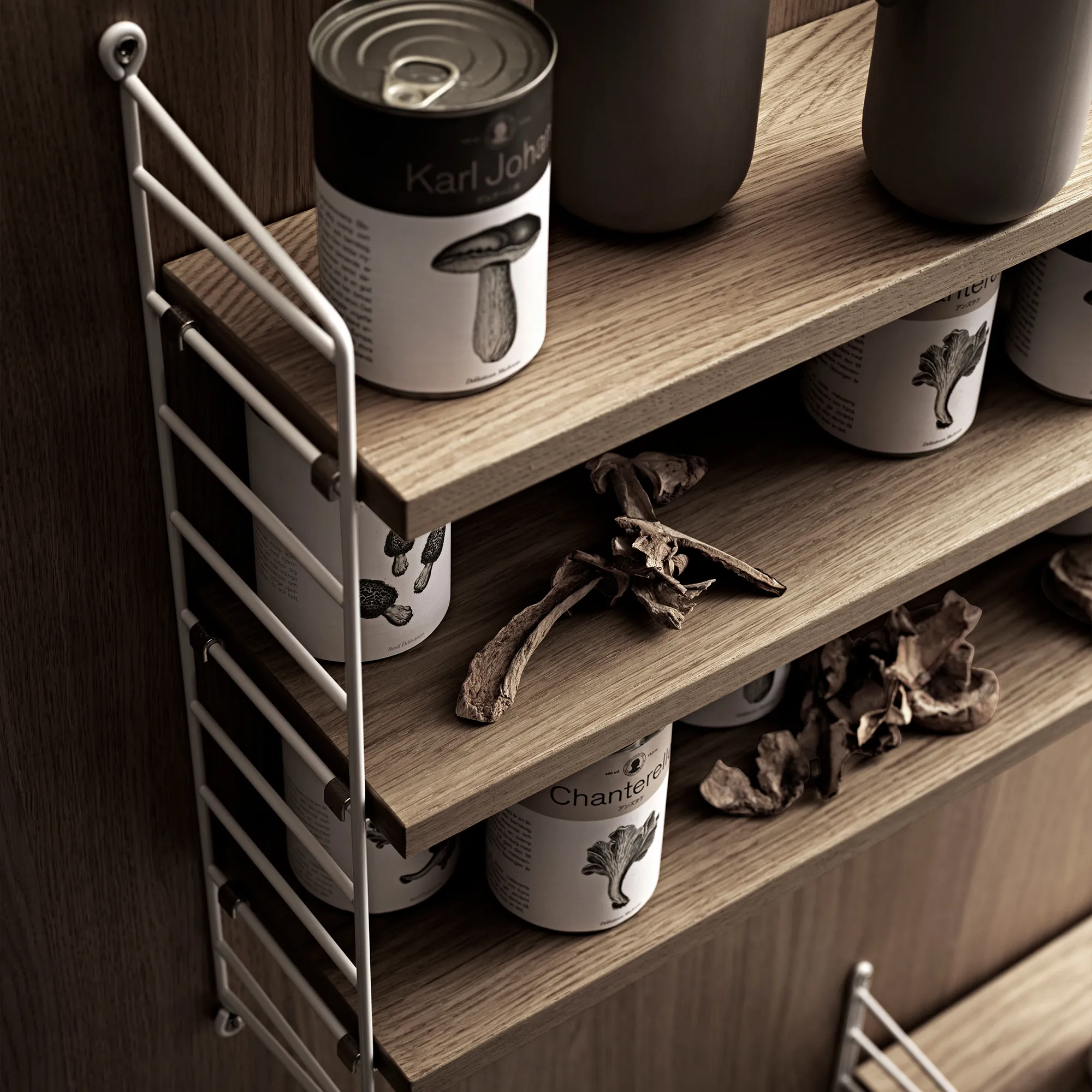 String Pocket Wall Shelf Wood - 3