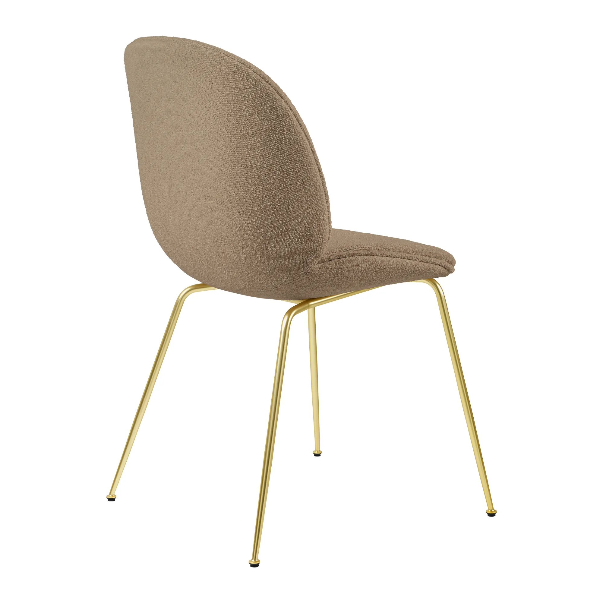 Beetle Dining Chair Upholstered Brass - 2