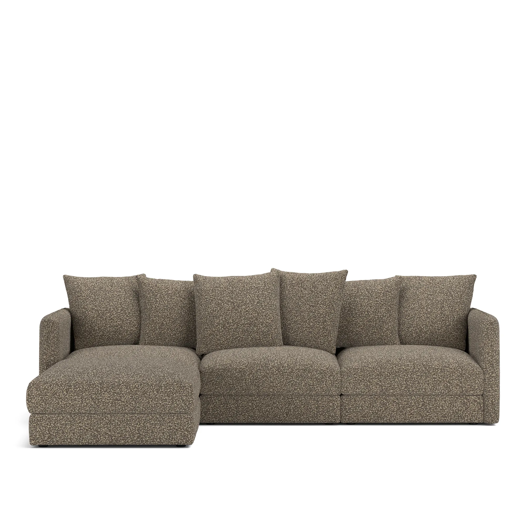Pavarotti 01 3-personers sofa med fodskammel - 1