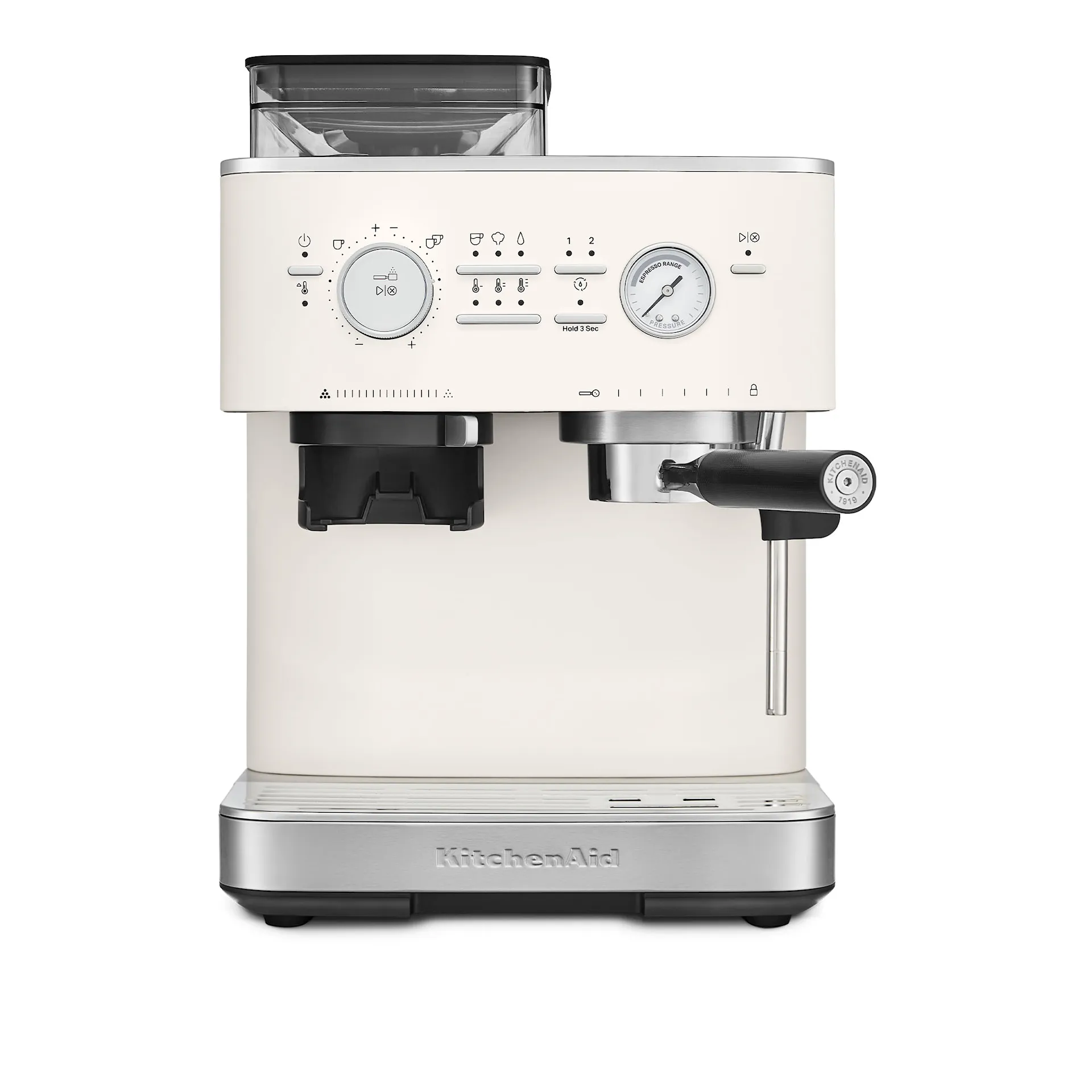 Semi-automatic espresso machine with grinder porcelain white 5KES6551EPL - KitchenAid - NO GA