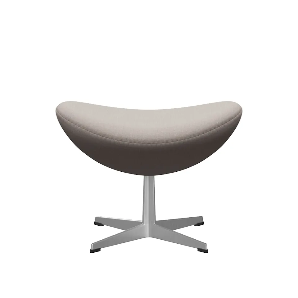 3127 Ægget fodskammel Satin Polished