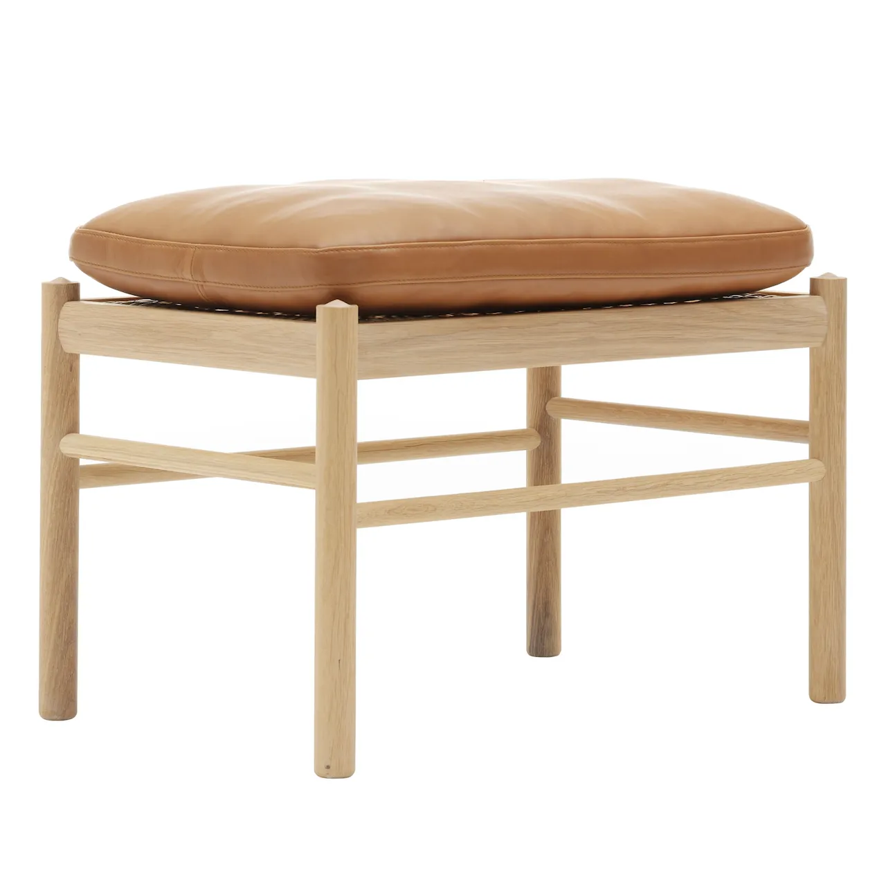 OW149F Colonial Footstool - Oak