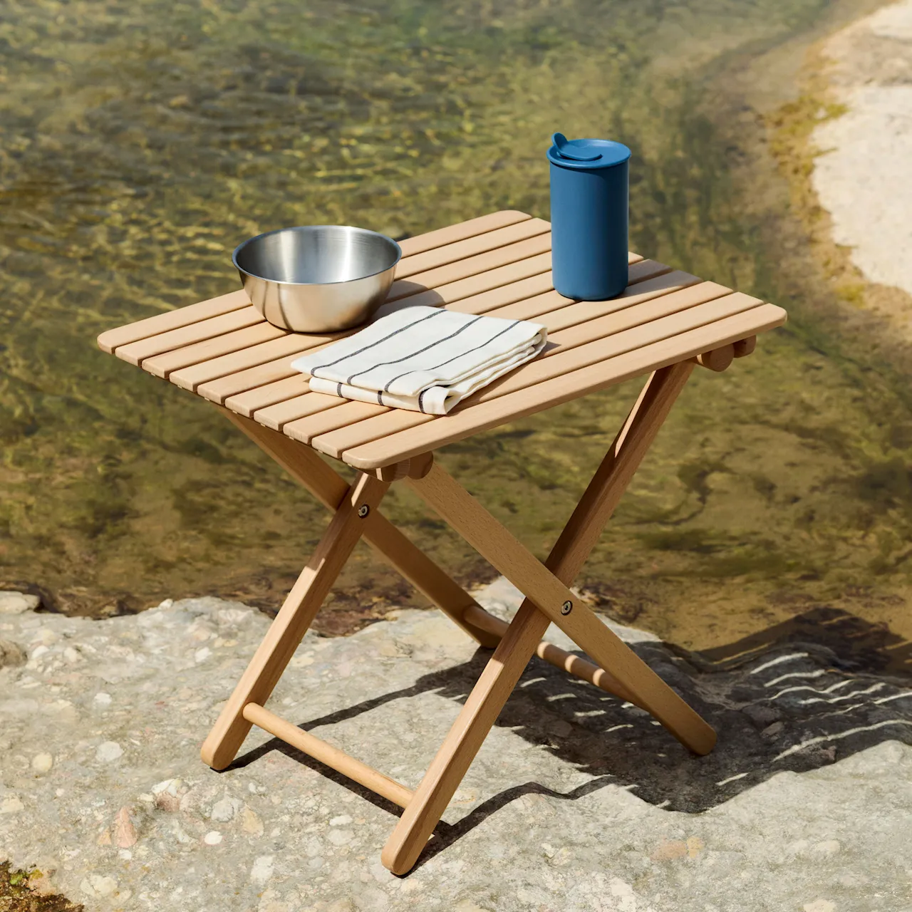 Outdoor Market Steel Bowl with Lid