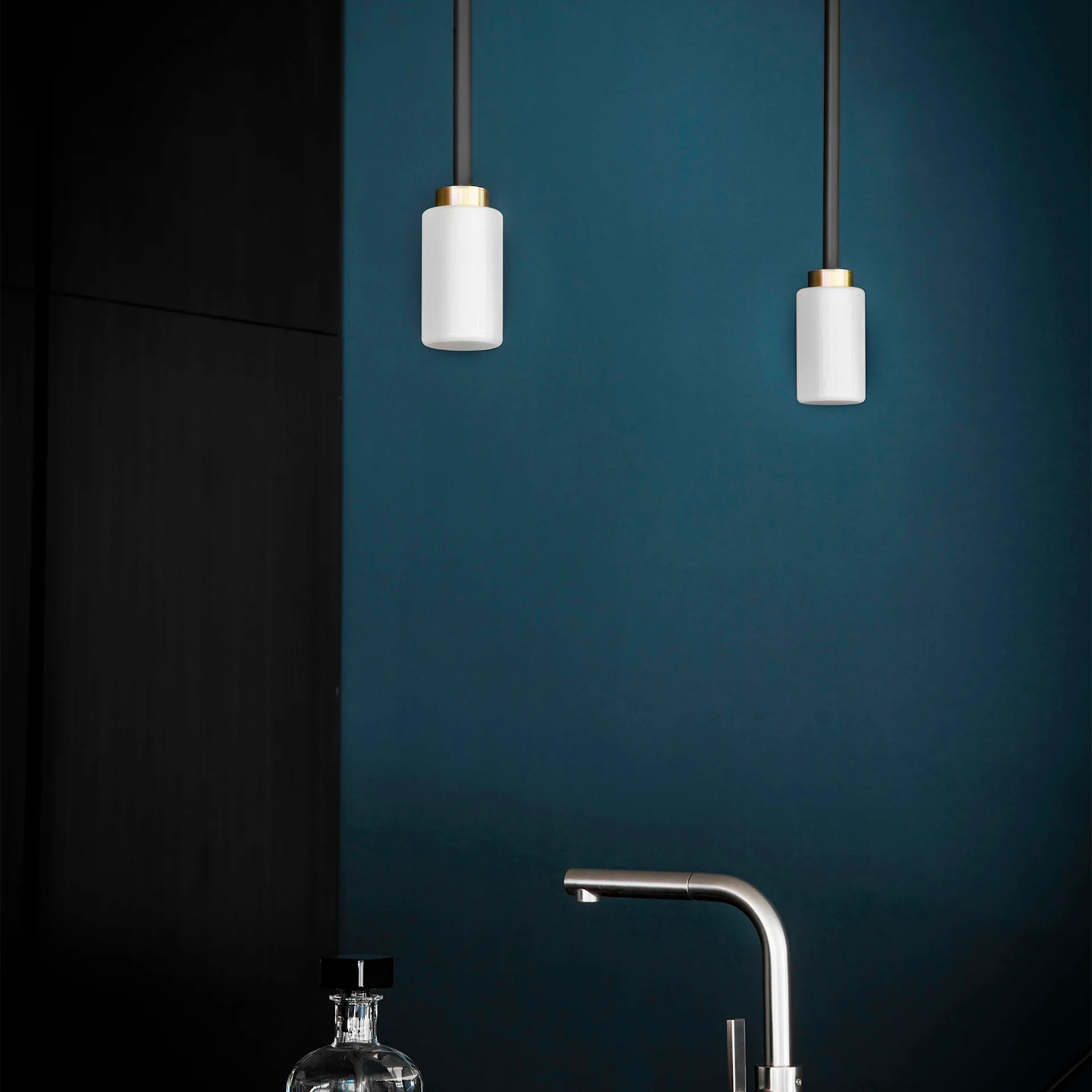 Farol Pendant Brass/Opal - Bert Frank - NO GA