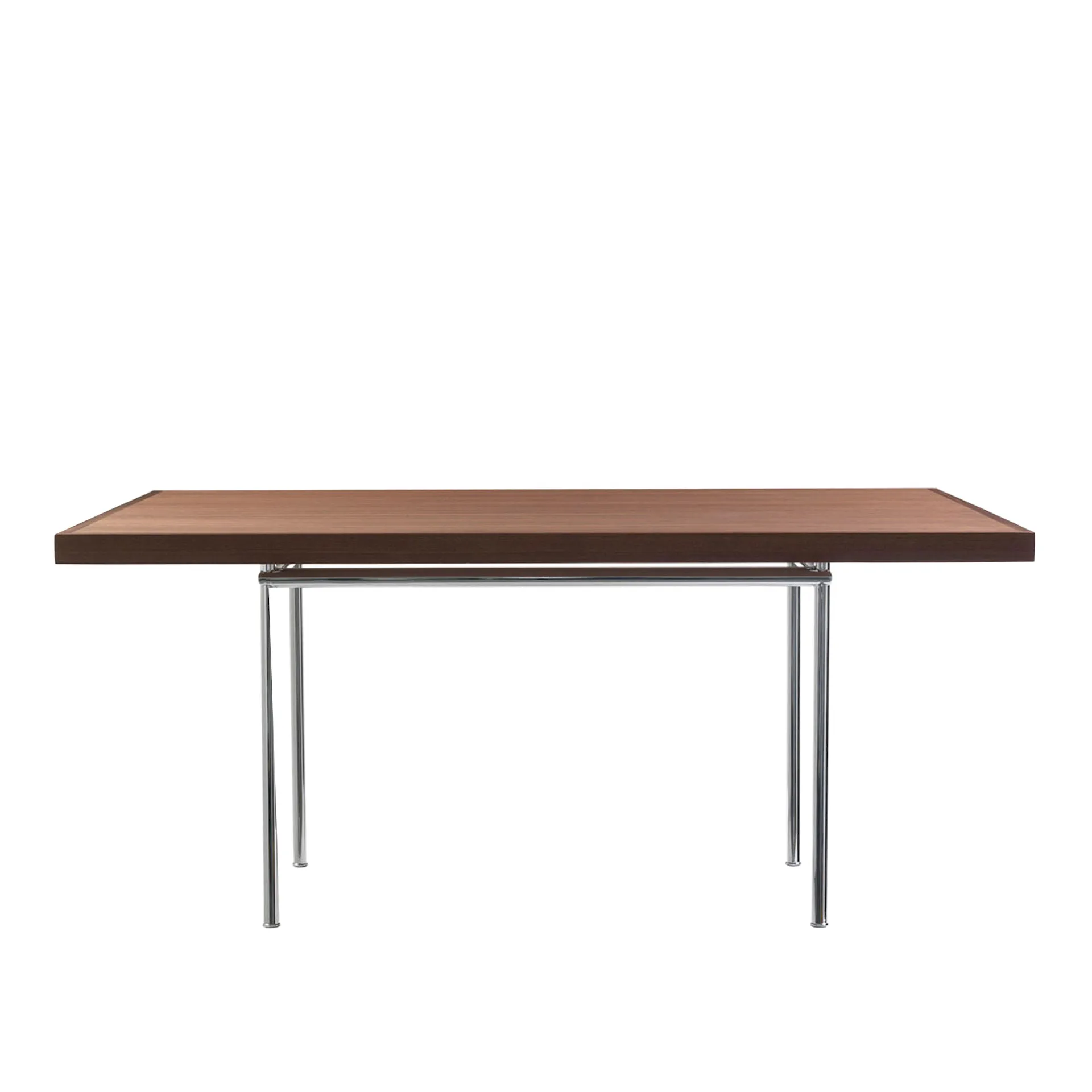 LC12 La Roche table Chrome Steel Base 120 X 80 cm - Cassina - NO GA