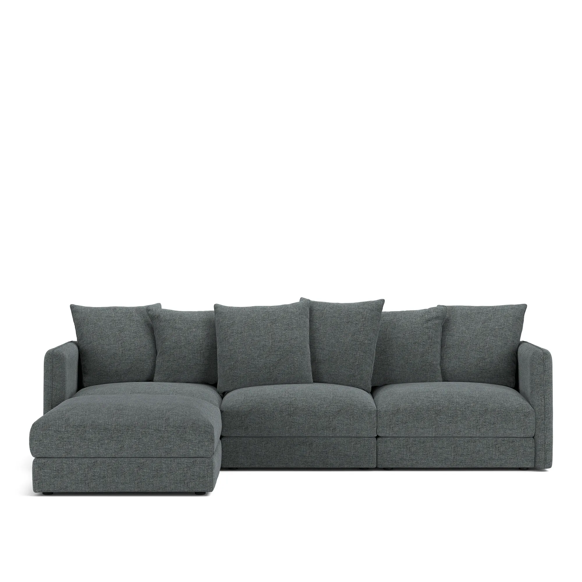Pavarotti 01 3-personers sofa med fodskammel - 1