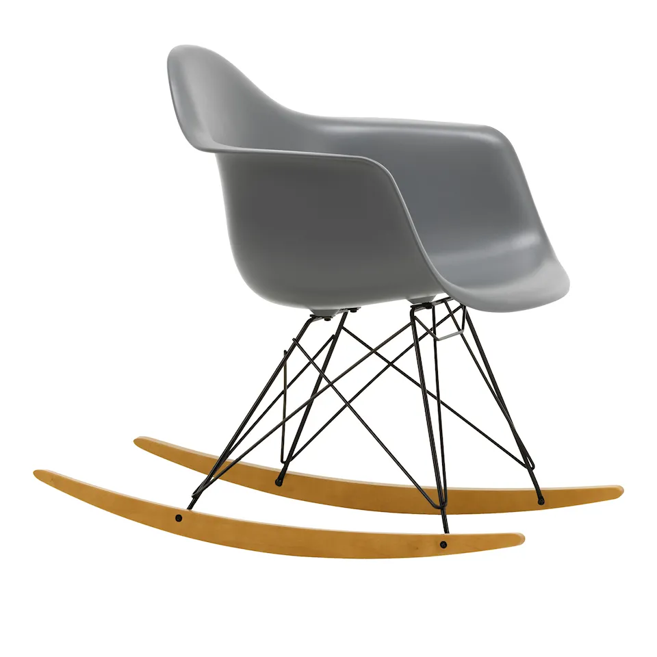 Eames RE Plastic Armchair RAR Basic Dark/Golden Maple