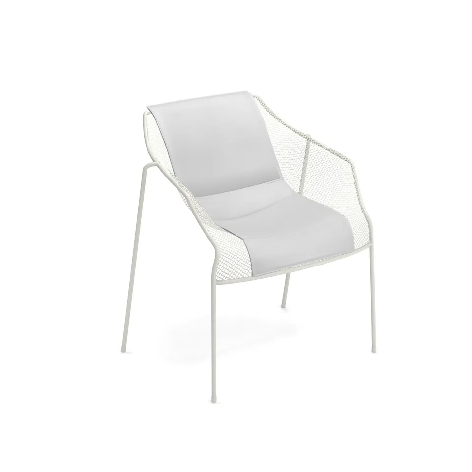 Heaven Armchair, Matt White, Cushion: White