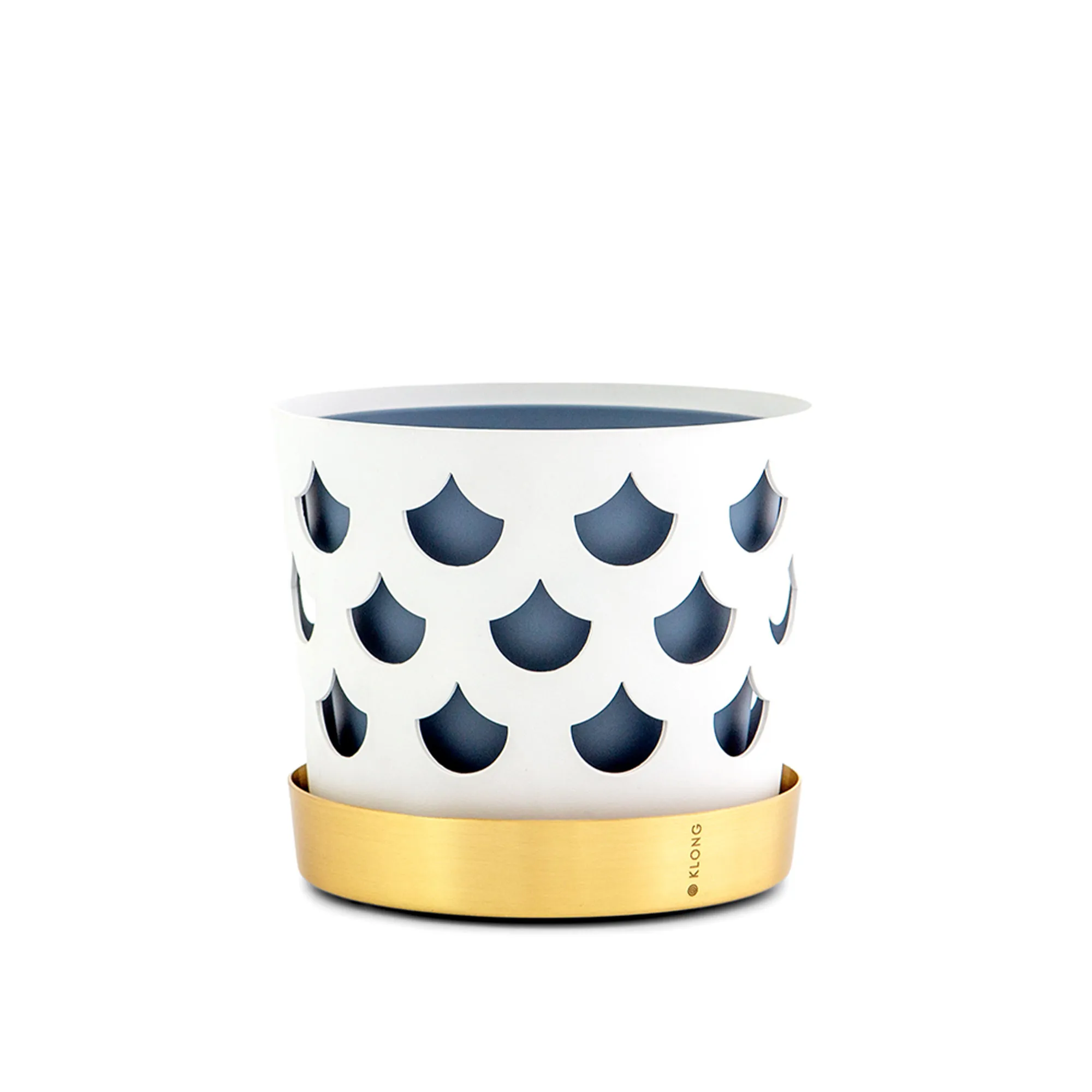 Trio Flower Pot Drop - White - 1