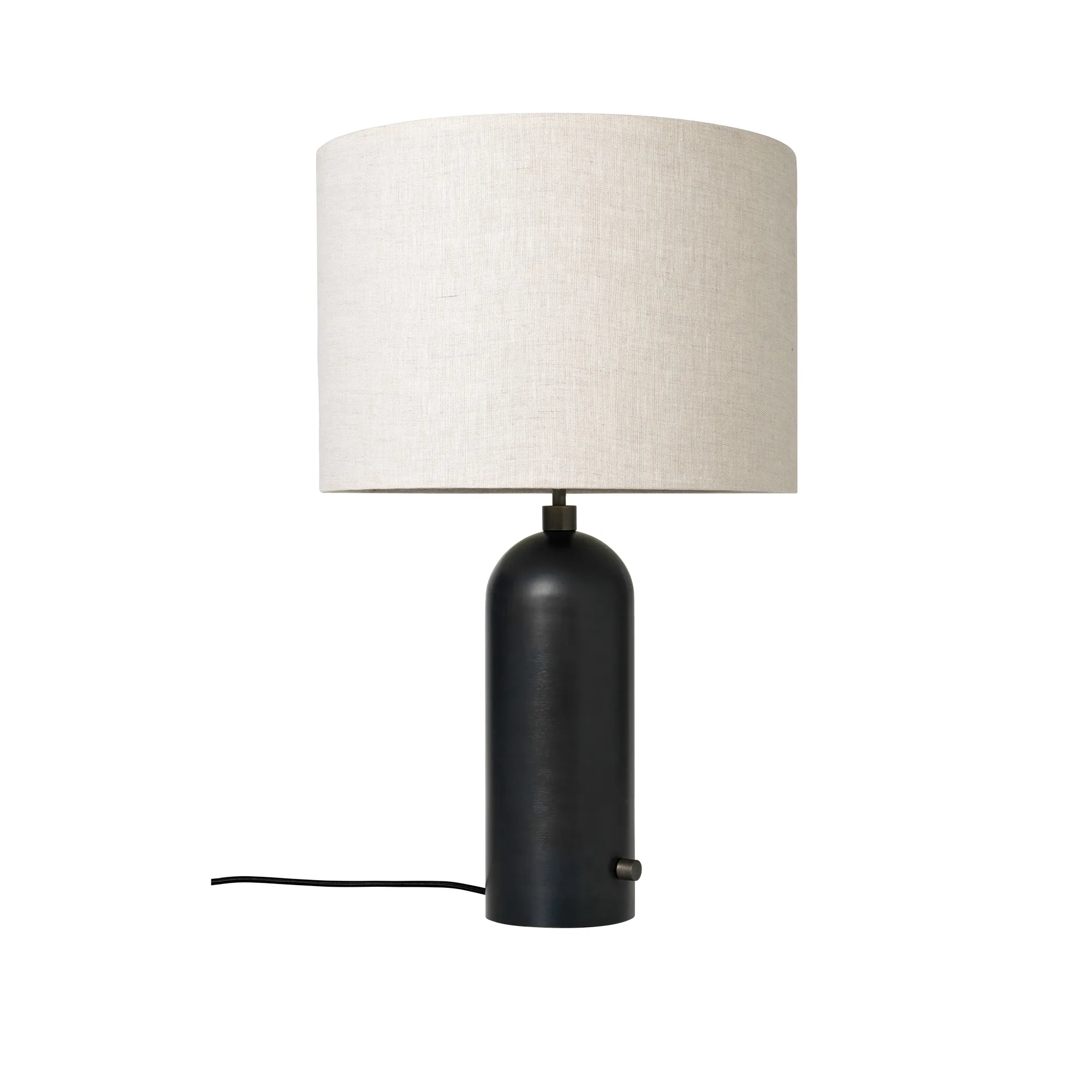 Gravity tafellamp groot zwart staal - 1