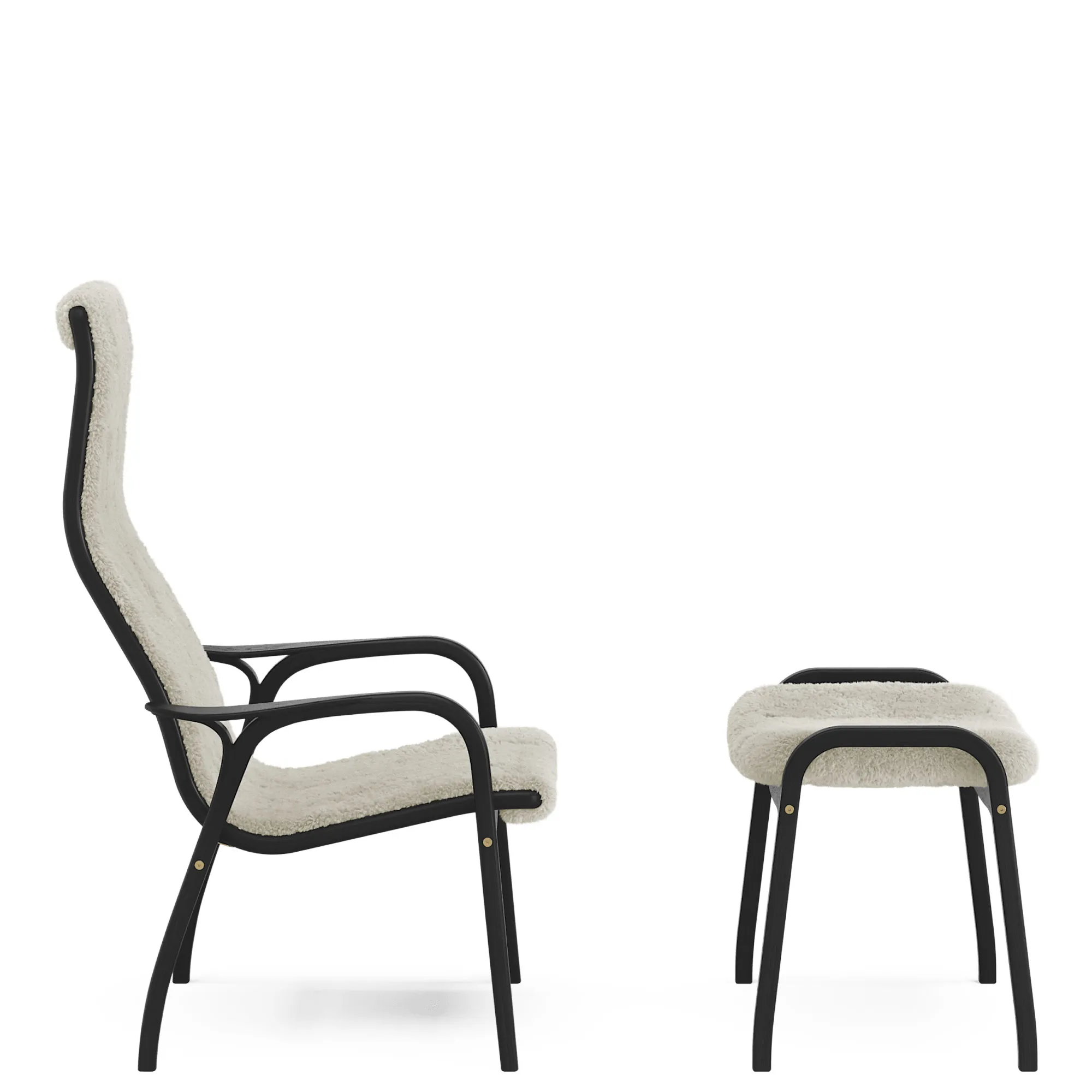 Lamino armchair and footstool - 2