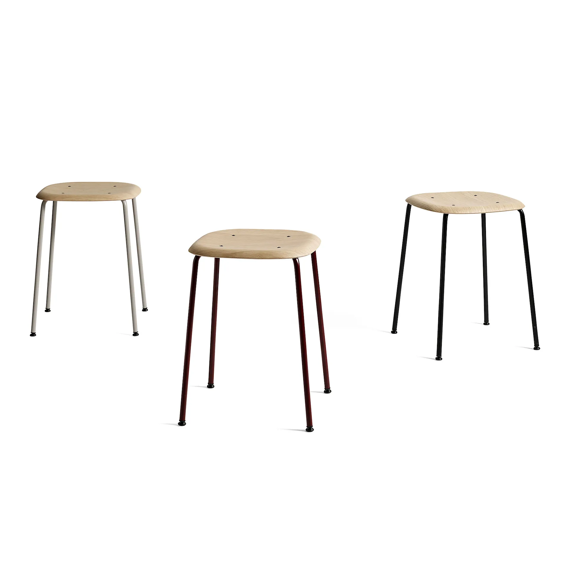 Soft Edge 70 Stool Fall Red - HAY - Iskos-Berlin - NO GA