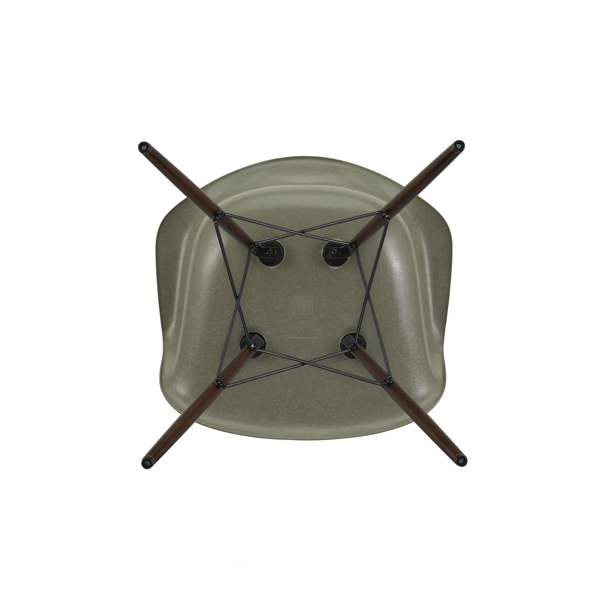 Eames Fiberglass Armchair DAW stoel - 4