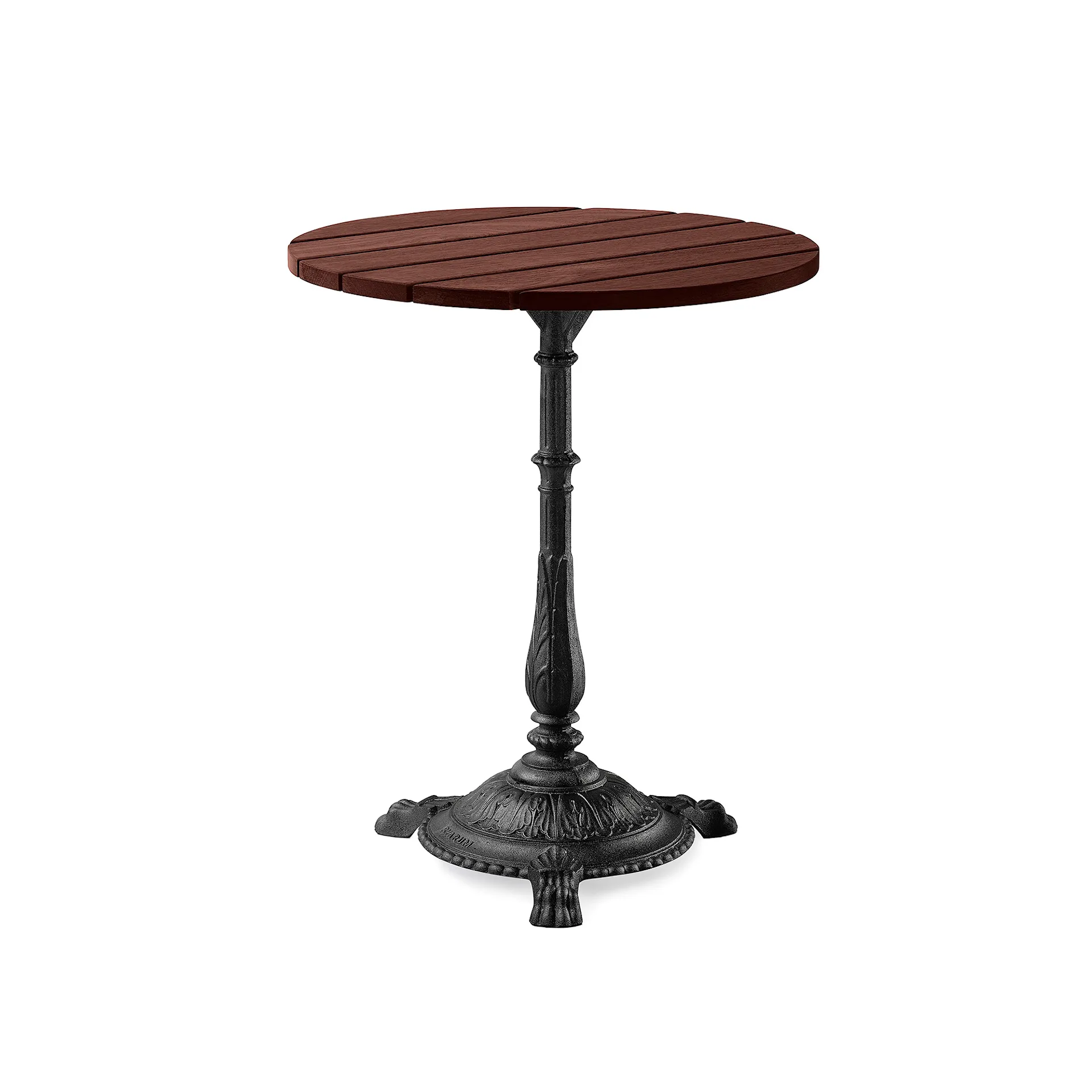 Classic Café Table Brown Lacquered Pine Wood - Byarums Bruk - NO GA