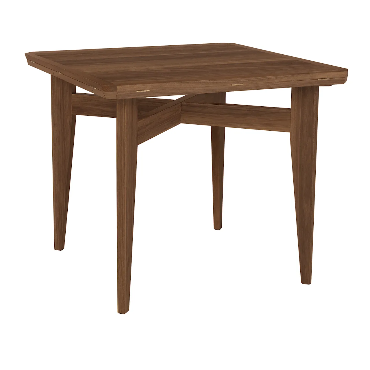 B-Table Dining Table, Pivoting Extendable Top, Oak Matt Lacquered