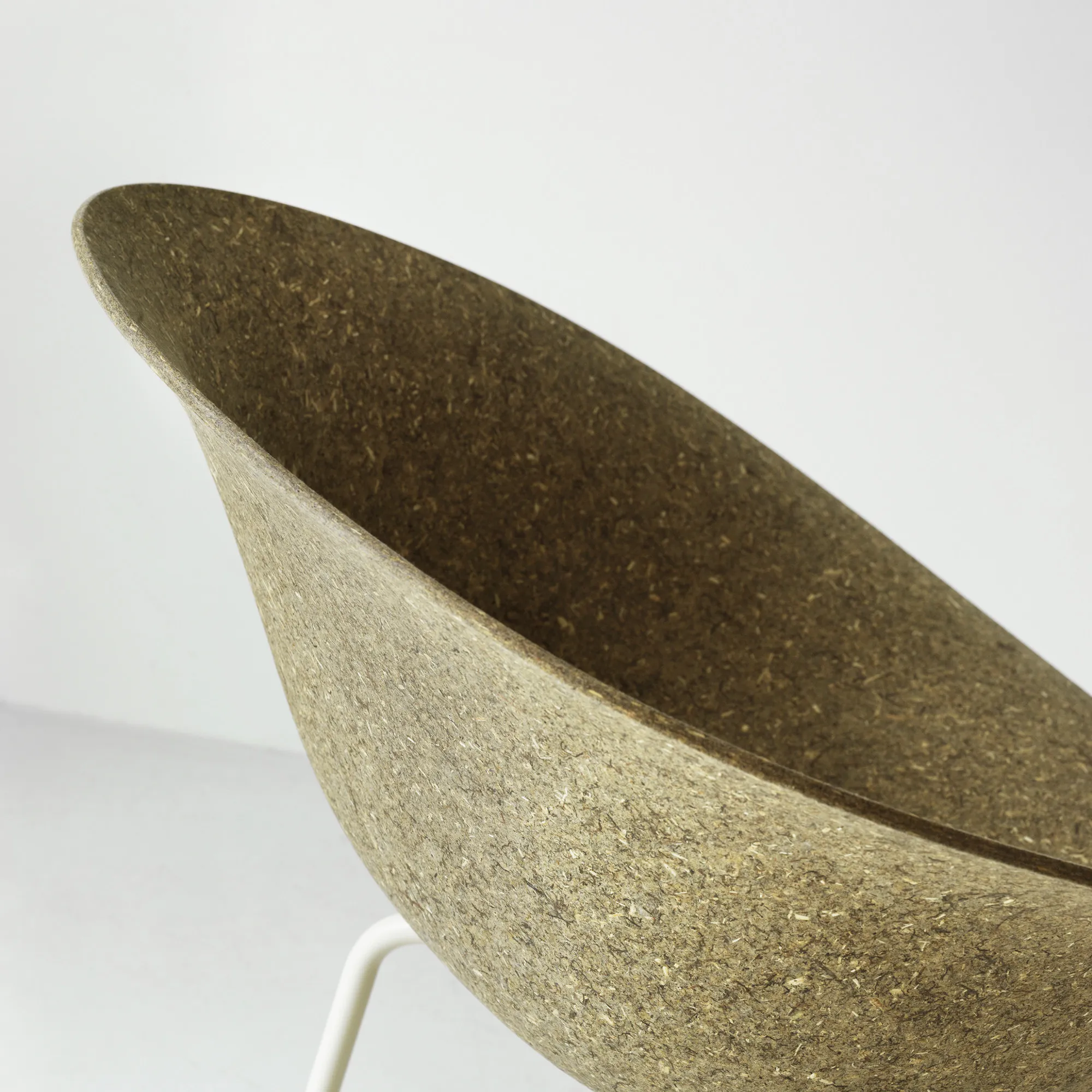 Mat Armchair Cream Steel - 5