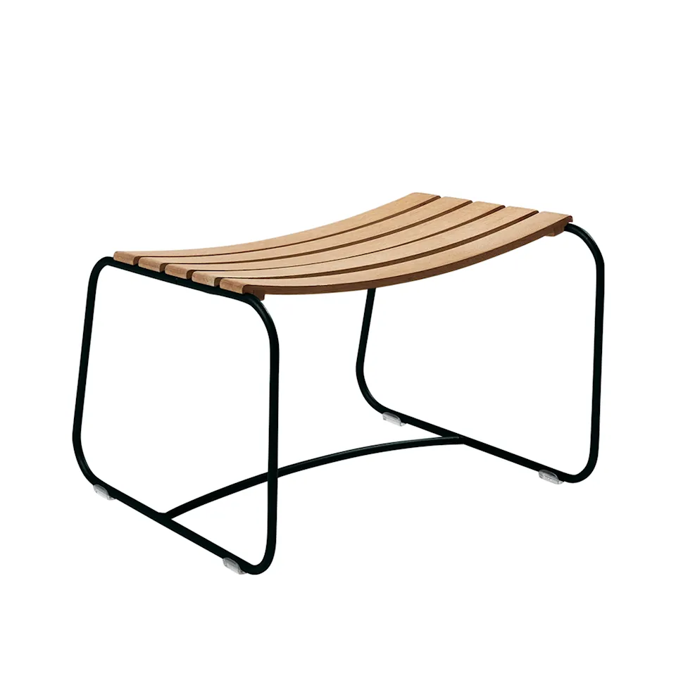 Surprising Teak Footrest, Liquorice