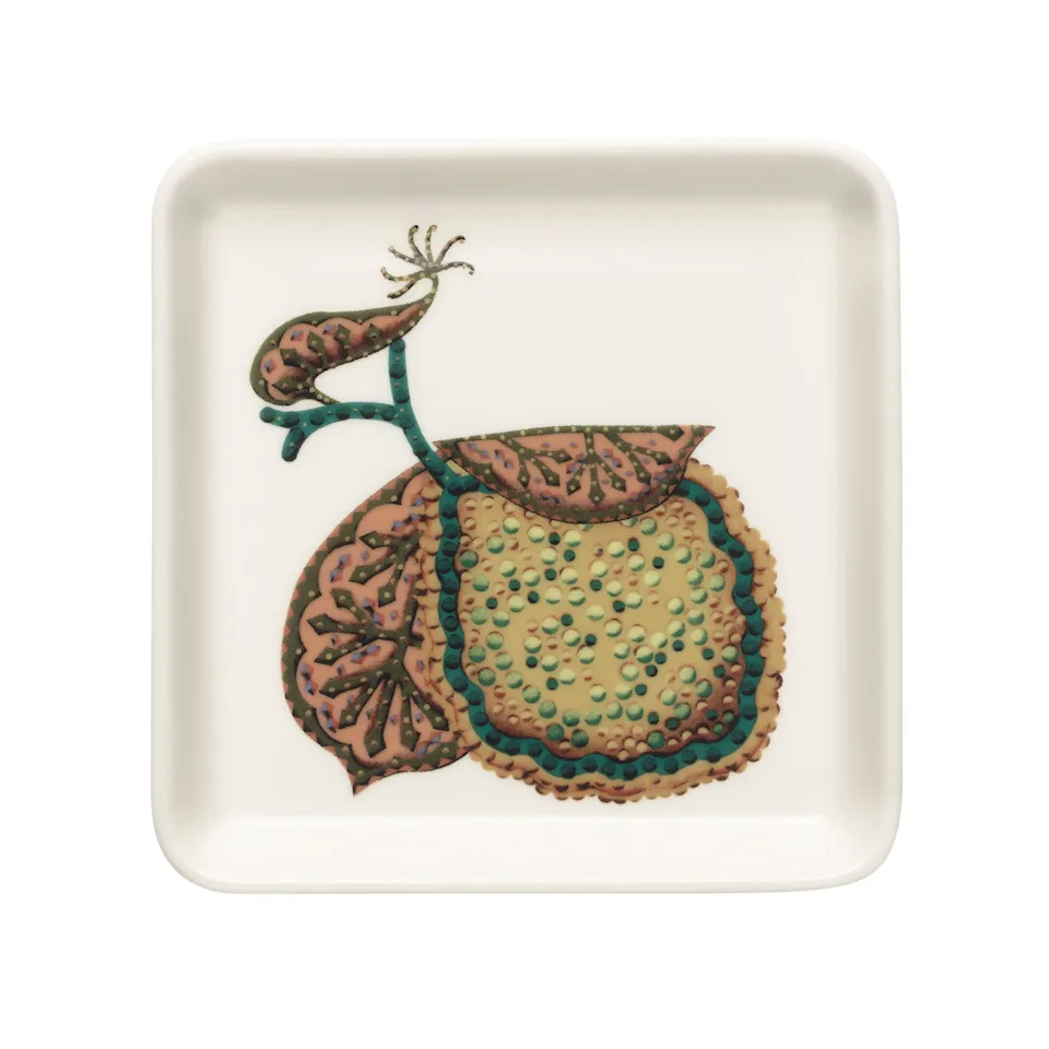 Taika Square Plate 12 x 12 cm Sato