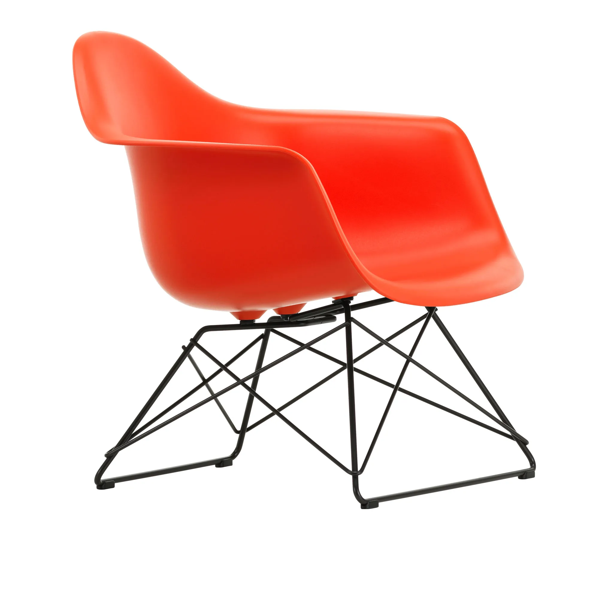 Eames RE Plastic Armchair LAR lænestol Basic Dark - 1