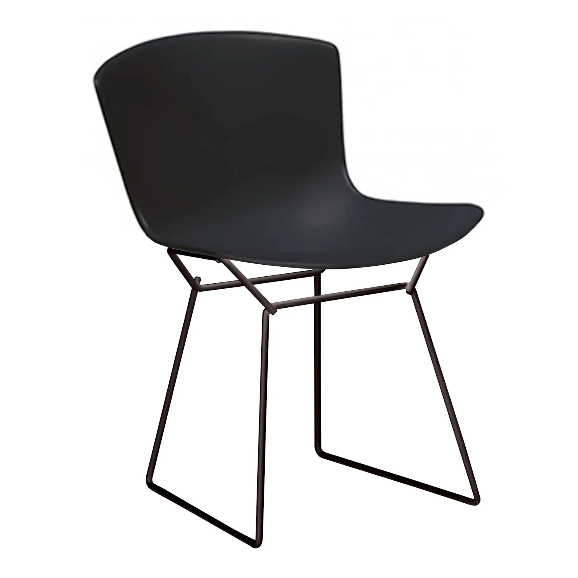 Bertoia Plastic Outdoor Chair Black - Knoll - Harry Bertoia - NO GA