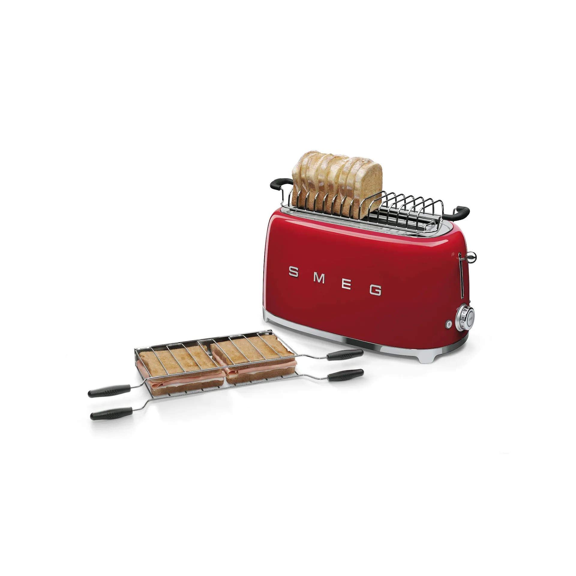 Smeg Toaster 4 Slice Slices Grid - Smeg - NO GA