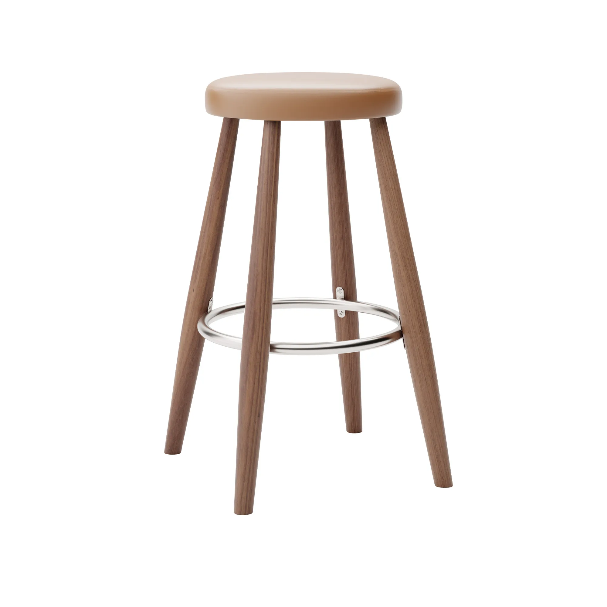 CH58 Bar Stool Walnut - 1