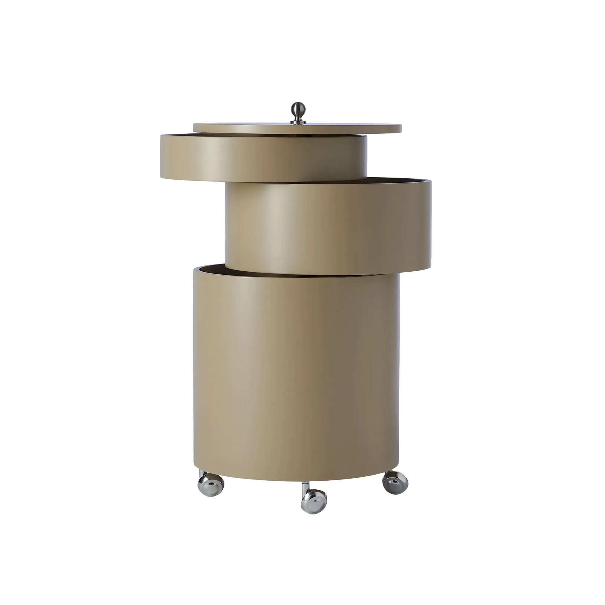 Barboy Side Table & Mobile Storage Unit - 1