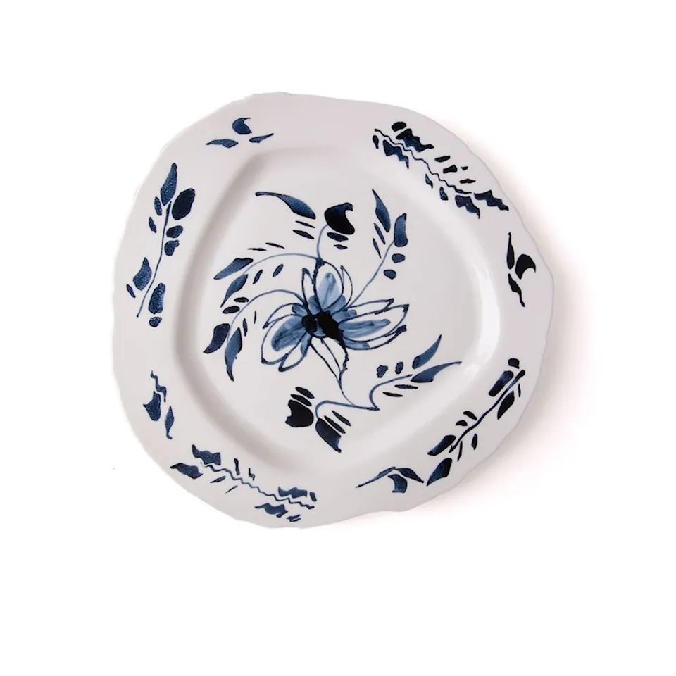 Porcelain Dinner Plate Classic On Acid Ø 28 cm - English Delft