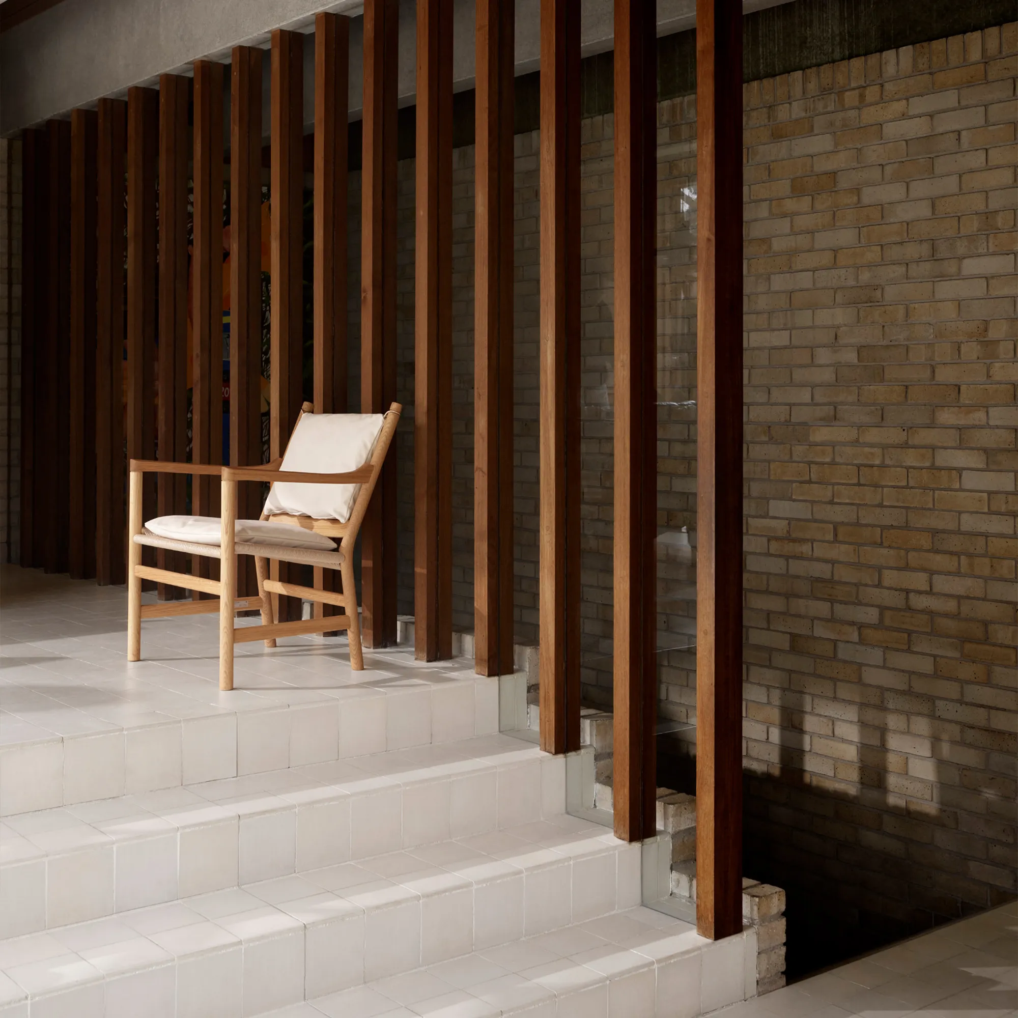 CH44 Armchair Oak/Natural Cord - 3