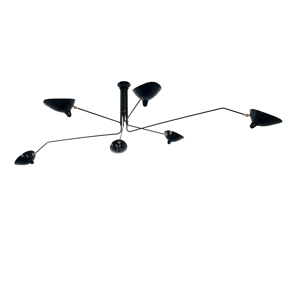 Six Arm loftlampe