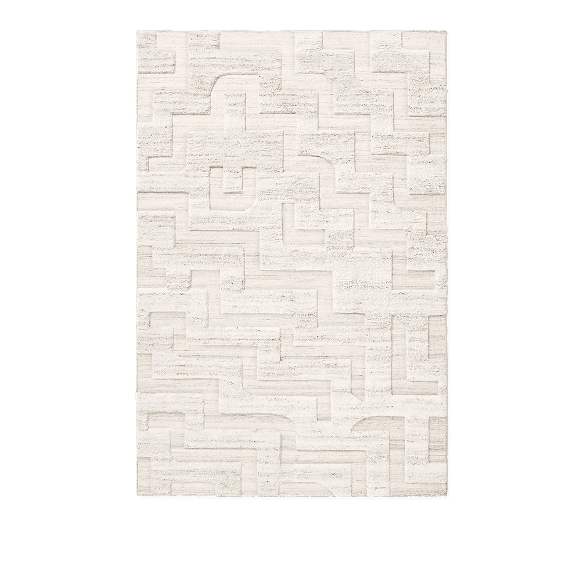 Boho Cream Mix Wool Rug