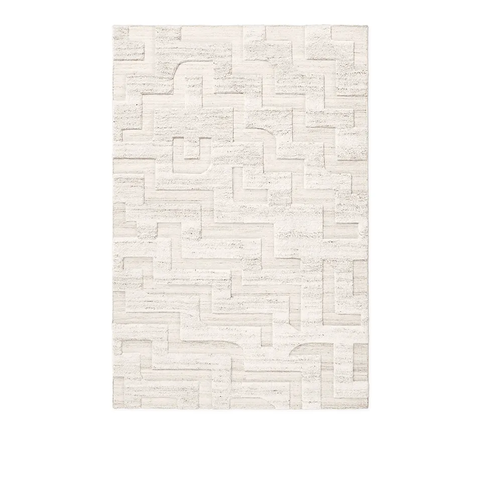 Boho Cream Mix Wool Rug