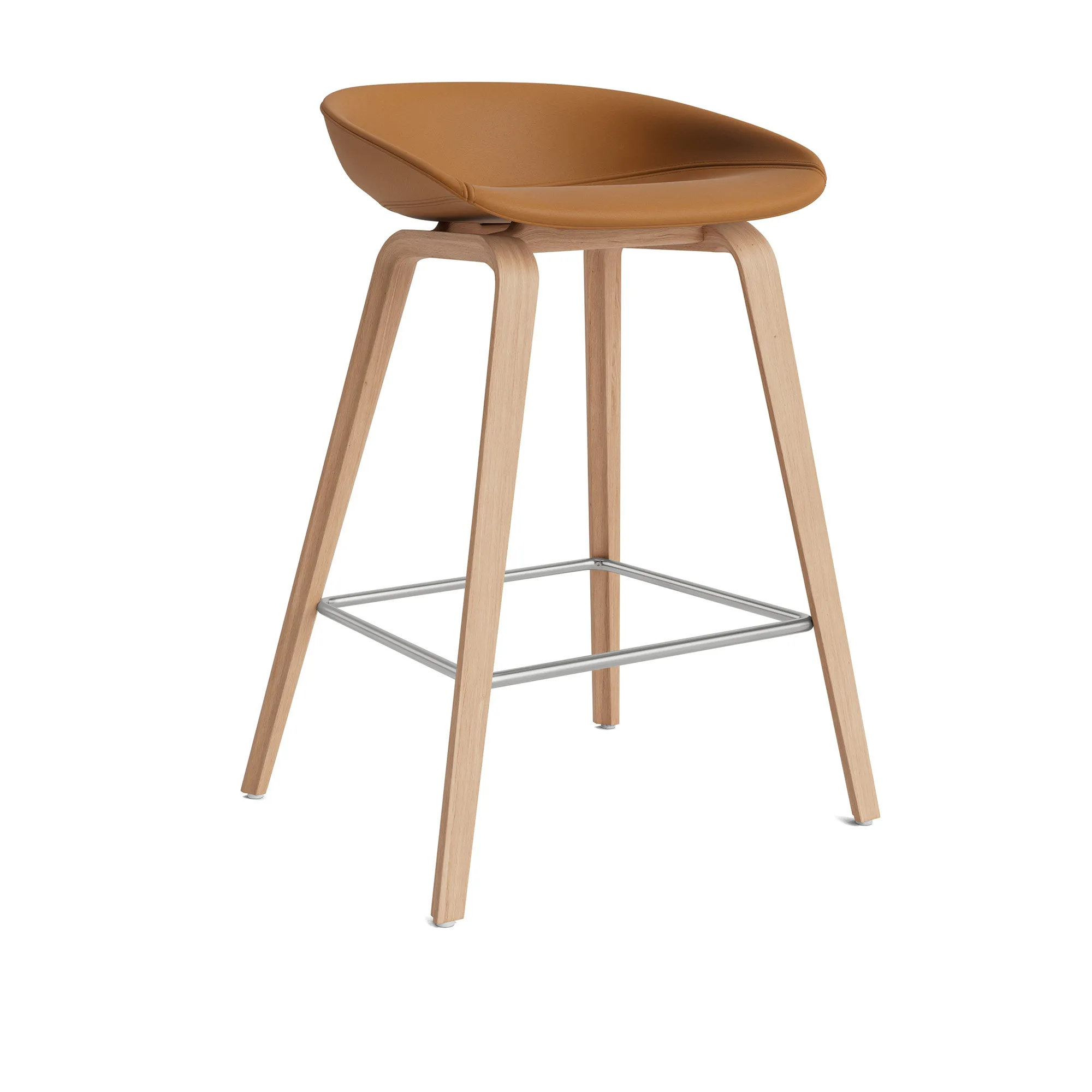 About a Stool AAS33 Bar Stool Low Oak - 1